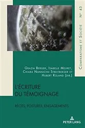 Book cover of L’écriture du témoignage by Isabelle Meuret