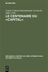 Book cover of Le Centenaire du »Capital« by Unknown