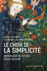Book cover of Le choix de la simplicité by Frère Eloi Leclerc