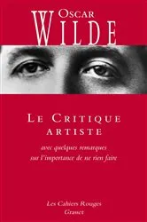 Book cover of Le Critique artiste by Oscar Wilde