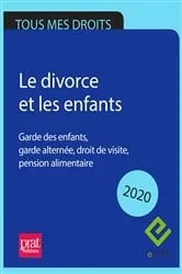 Book cover of Le divorce et les enfants 2020 by Emmanuèle Vallas