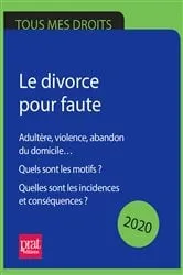 Book cover of Le divorce pour faute 2020 by Emmanuèle Vallas