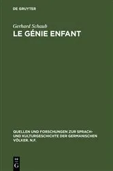 Book cover of Le génie enfant by Gerhard Schaub