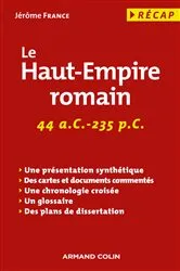 Book cover of Le Haut-Empire romain by Jérôme France