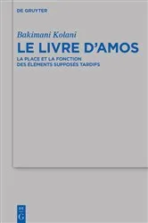 Book cover of Le livre d’Amos by Nicodème Bakimani Kolani