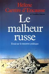 Book cover of Le Malheur russe by Hélène Carrère d'Encausse