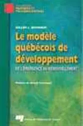 Book cover of Le modèle québécois de développement by Gilles Bourque