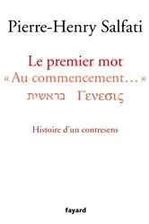 Book cover of Le premier mot by Pierre-Henry Salfati