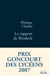 Book cover of Le rapport de Brodeck by Philippe Claudel