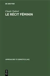 Book cover of Le récit féminin by Unknown
