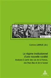 Book cover of Le régime institutionnel d’une nouvelle ruralité by Marc Mormont