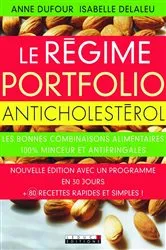 Book cover of Le régime portfolio anticholestérol by Isabelle Delaleu
