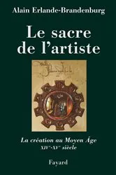 Book cover of Le sacre de l'artiste by Unknown