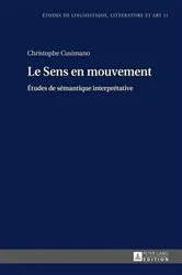 Book cover of Le Sens en mouvement by Unknown