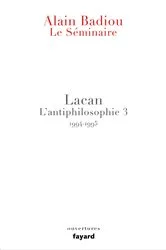 Book cover of Le Séminaire - Lacan by Alain Badiou