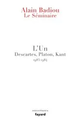 Book cover of Le Séminaire - L'Un by Alain Badiou