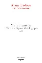 Book cover of Le Séminaire - Malebranche by Alain Badiou
