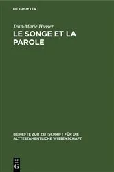 Book cover of Le songe et la parole by Unknown
