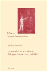 Book cover of Le sonnet et les arts visuels : dialogues, interactions, visibilité by Silvia Fabrizio-Costa