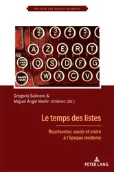 Book cover of Le temps des listes by François-Joseph Ruggiu