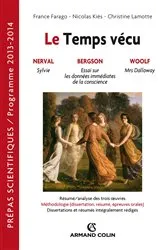 Book cover of Le temps vécu by Unknown