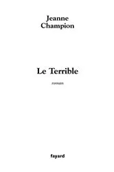 Book cover of Le Terrible by Unknown