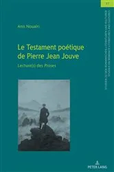 Book cover of Le Testament poétique de Pierre Jean Jouve by Samia Kassab-Charfi
