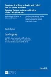 Book cover of Lead Agency by Sabine von Schorlemer