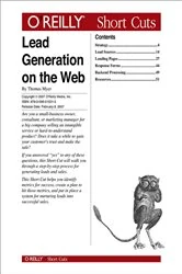 Book cover of Lead Generation on the Web by Thomas Myer