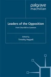 Book cover of Leaders of the Opposition by T. Heppell