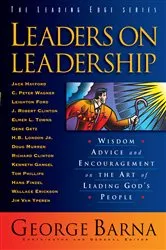 Book cover of Leaders on Leadership (The Leading Edge Series) by George Barna