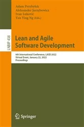 Book cover of Lean and Agile Software Development by Adam Przybyłek