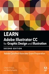 Book cover of Learn Adobe Illustrator CC for Graphic Design and Illustration (2nd ed.) by Chad Chelius