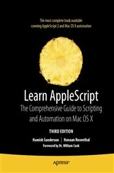 Book cover of Learn AppleScript (3rd ed.) by Hamish Sanderson