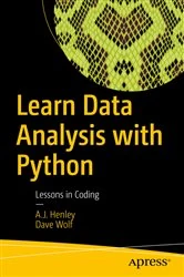 Book cover of Learn Data Analysis with Python by A.J. Henley