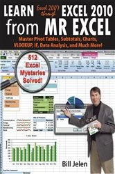 Book cover of Learn Excel 2007 through Excel 2010 From MrExcel by Bill Jelen