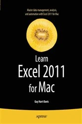 Book cover of Learn Excel 2011 for Mac by Guy Hart-Davis