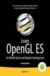 Book cover of Learn OpenGL ES by Prateek Mehta