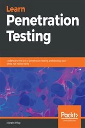 Book cover of Learn Penetration Testing by Rishalin Pillay