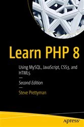 Book cover of Learn PHP 8 (2nd ed.) by Steve Prettyman