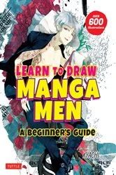 Book cover of Learn to Draw Manga Men by Kyachi