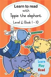 Book cover of Learn to read with Tippie the elephant (Level 4 Book 1-10) by José Palmer