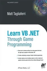 Book cover of Learn VB .NET Through Game Programming by Matthew Tagliaferri