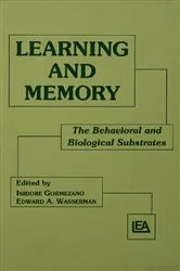 Book cover of Learning and Memory by Isidore Gormezano