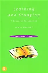 Book cover of Learning and Studying by James Hartley