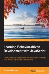 Book cover of Learning Behavior-driven Development with JavaScript by Enrique Amodeo