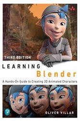 Book cover of Learning Blender (3rd ed.) by Oliver Villar