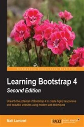 Book cover of Learning Bootstrap 4 (2nd ed.) by Matt Lambert