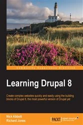 Book cover of Learning Drupal 8 by Nick Abbott