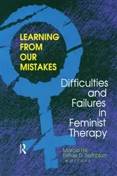 Book cover of Learning from Our Mistakes by Esther D Rothblum